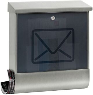BURG-WÄCHTER - Brievenbus Lucenta - Stainless steel - RVS Zilverkleurig