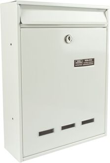 Burg Wächter Burg-wächter Wandbrievenbus Köln 872 - Staal - Wit - 25,5x34x8,5cm