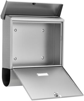 Burg Wächter Wandbrievenbus Inoxstar 4730 Ni - Staal - Zilver - 38x42,5x11,5 Cm