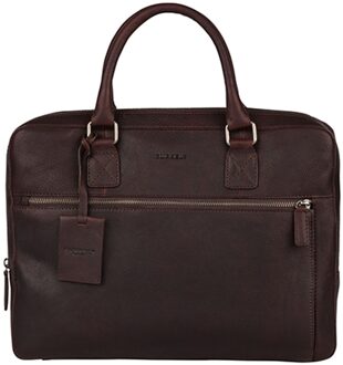 Burkely 13.3 Antique Avery leren laptoptas Bruin - 000