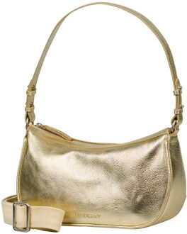Burkely Always Ava Baguette Bag gold damestas Goud - H 14 x B 28 x D 8 cm