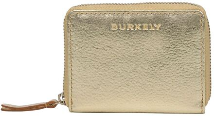 Burkely Always Ava Small Zip Around Wallet gold dames portemonnee Goud - H 9 x B 11 x D 2 cm