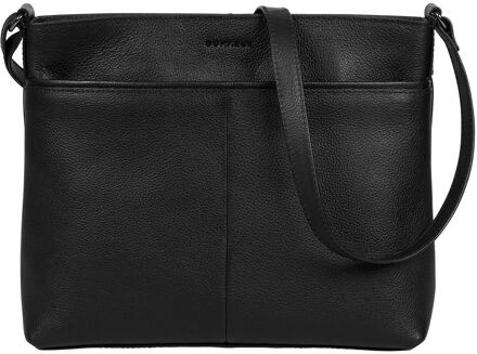 Burkely Antique Avery Casey Crossbody Bag black damestas Zwart - H 25 x B 30 x D 10 cm