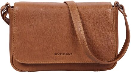 Burkely Antique Avery Isa Crossbody Flap cognac damestas - H 13 x B 21 x D 4.5 cm