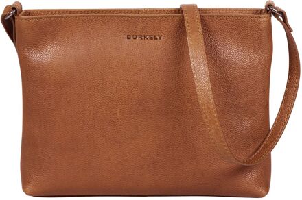 Burkely Antique Avery Jane Crossbody Zip Bag cognac damestas - H 19.5 x B 25 x D 5 cm