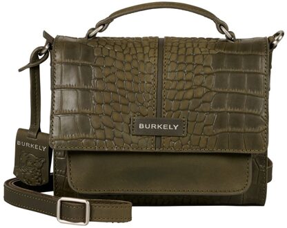 Burkely Cool Colbie Citybag Small green Damestas Groen - H 15 x B 20 x D 8