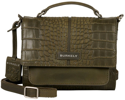 Burkely Cool Colbie Citybag Small green Damestas Groen - H 15 x B 20 x D 8