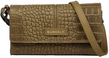 Burkely Cool Colbie Crossbody Flap olive damestas Groen - H 11 x B 20 x D 6.8 cm