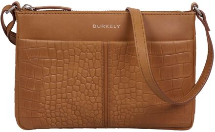 Burkely Cool Colbie Crossbody Schoudertas cognac damestas - H 16 x B 24 x D 3 cm