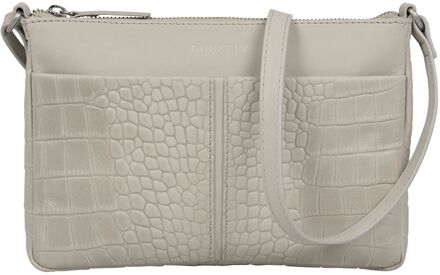 Burkely Cool Colbie Crossbody Schoudertas grijs damestas - H 16 x B 24 x D 3 cm
