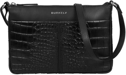 Burkely Cool Colbie Crossbody Schoudertas zwart damestas - H 16 x B 24 x D 3 cm