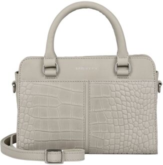 Burkely Cool Colbie Handtas Small - met schouderband - grijs damestas - H 17 x B 23 x D 10 cm