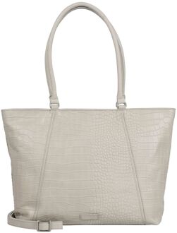 Burkely Cool Colbie Laptop Schoudertas - 15.6" laptopvak - grijs damestas - H 31 x B 37 x D 13 cm