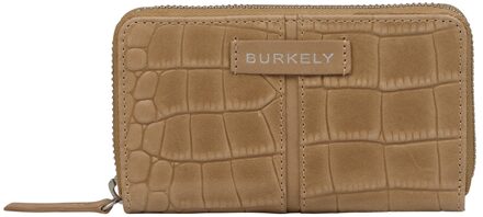 Burkely Cool Colbie Medium Zip Around Wallet nude Dames portemonnee Beige - H 9 x B 14 x D 2