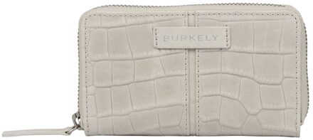Burkely Cool Colbie Medium Zip Around Wallet white Dames portemonnee Wit - H 9 x B 14 x D 2