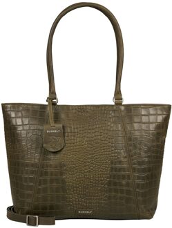 Burkely Cool Colbie Wide Tote 15,6" green Groen - H 32 x B 37 x D 16