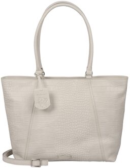 Burkely Cool Colbie Wide Tote 15,6" white Wit - H 32 x B 37 x D 16