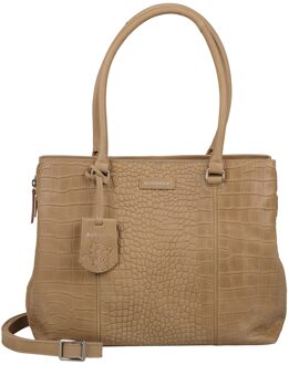 Burkely Cool Colbie Workbag 13,3" nude Damestas Taupe - H 28 x B 35 x D 14