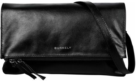 Burkely Creased Crystel Satchel Bag black damestas Zwart - H 16 x B 27 x D 7.6 cm