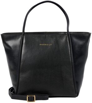 Burkely Fine Florence Handbag black handtas dames Zwart - H 20 x B 17.8 x D 10 cm