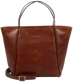 Burkely Fine Florence Handbag chestnut handtas dames Bruin - H 20 x B 17.8 x D 10 cm