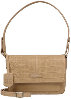 Burkely Klassieke leren tas Burkely , Brown , Dames - ONE Size