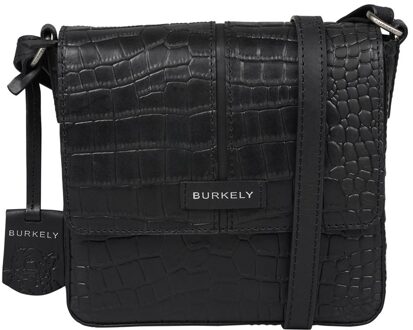 Burkely Leren Schoudertas Burkely , Black , Dames - ONE Size