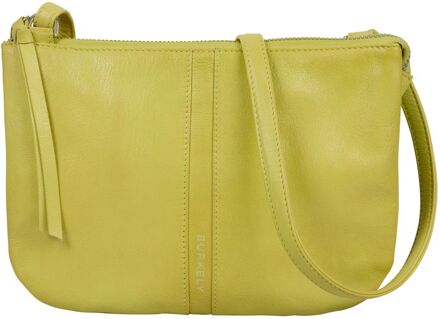 Burkely Nalan Crossbody Schoudertas lime damestas Groen - H 17 x B 24 x D 2,5 cm