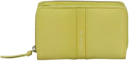 Burkely Nalan Portemonnee lime dames portemonnee Groen - H 7.5 x B 12 x D 3 cm