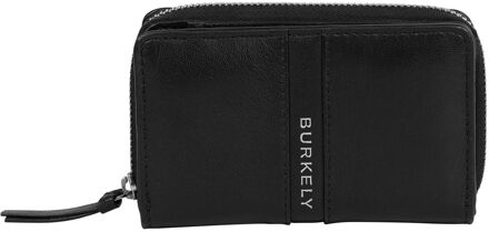 Burkely Nalan Portemonnee zwart dames portemonnee - H 7.5 x B 12 x D 3 cm