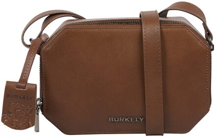 Burkely Nocturnal Nova Box Bag cognac Damestas - H 13 x B 20 x D 7