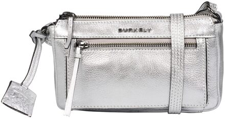 Burkely Rock Ruby Crossbody Bag silver Damestas Zilver - H 21 x B 13 x D 7
