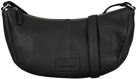 Burkely Soft Skylar Crossbody Round Bag black Damestas Zwart - H 15 x B 24 x D 10