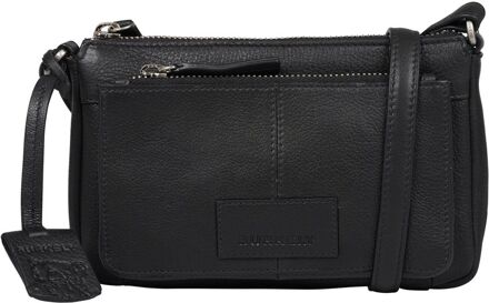 Burkely Soft Skylar Minibag zwart Leer - 1