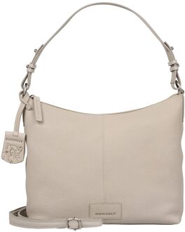 Burkely Soft Skylar Shoulderbag grey handtas dames Grijs - H 22 x B 25 x D 7 cm