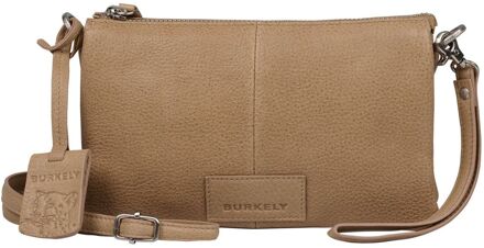 Burkely Soft Skylar Triple Pocket Zip cozy cognac damestas polstasje Beige - H 12 x B 20 x D 7 cm