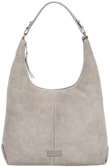 Burkely Vienna Shoulder Hobo grey schoudertas dames Grijs - H 29 x B 38 x D 11 cm