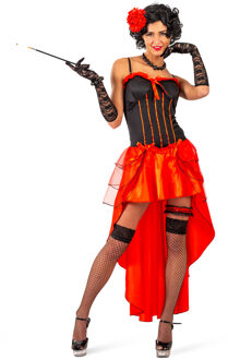 Burlesque Jurk Briana Rood Rood - Zalm