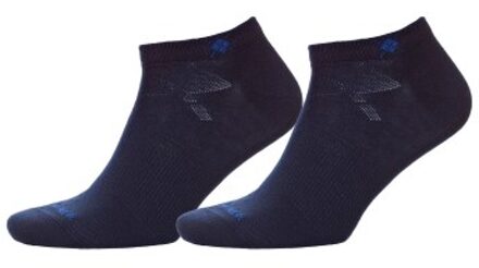 Burlington 2 stuks Everyday Sneaker Organic Cotton Sock Zwart,Wit,Blauw - Maat 36/41,Maat 40/46