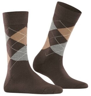 Burlington 3 stuks Marylebone Wool Socks * Actie * Blauw,Zwart,Grijs,Bruin,Roze,Versch.kleure/Patroon - Maat 36/41