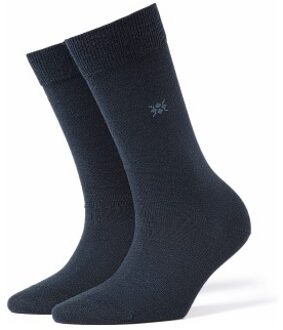 Burlington Bloomsbury Wool Sock Zwart,Grijs,Blauw,Rood - Maat 36/41