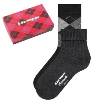 Burlington Cocooning Gift Set Women Wool Socks Zwart - Maat 36/41