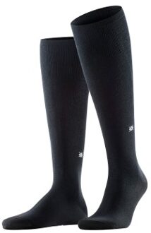 Burlington Dublin Cotton Knee High Sock Zwart - Maat 40/46