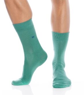 Burlington Dublin Cotton Sock Blauw,Zwart,Groen,Grijs,Bruin,Geel - Maat 40/46