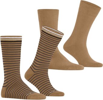 Burlington Everyday 2-Pack Strepen Beige - 40-46