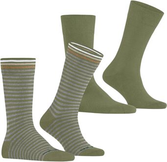 Burlington Everyday 2-Pack Strepen Groen - 40-46