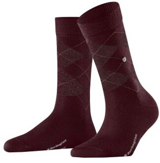 Burlington Marylebone Glitter Women Socks Rood - Maat 36/41