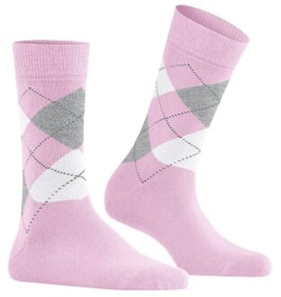 Burlington Queen Socks Blauw,Versch.kleure/Patroon,Roze,Zwart,Grijs - Maat 36/41