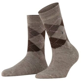 Burlington Whitby Women Socks * Actie * Bruin,Zwart,Grijs,Blauw - Maat 36/41