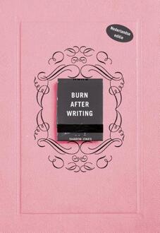 Burn after writing - (ISBN:9789000377060)